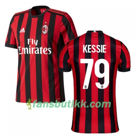 Fotballdrakt AC Milan KESSIE 79 Hjemmetrøye 2017-2018 Kortermet
