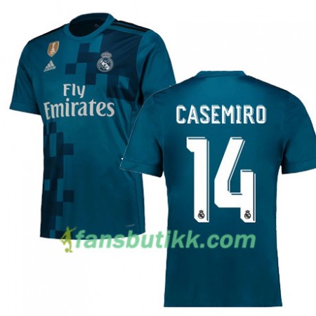 Fotballdrakt Real Madrid CASEMIRO 14 Tredjetrøye 2017-2018 Kortermet