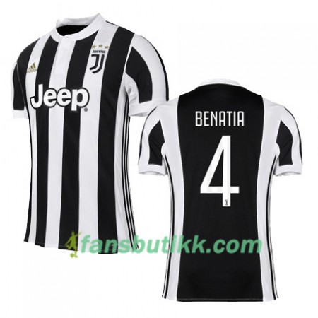 Fotballdrakt Juventus BENATIA 4 Hjemmetrøye 2017-2018 Kortermet