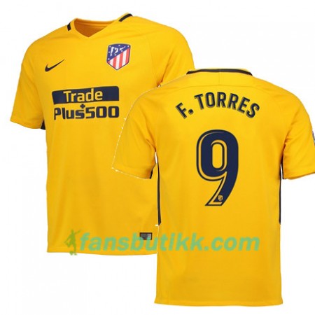 Fotballdrakt Atlético Madrid F TORRES 9 Bortetrøye 2017-2018 Kortermet