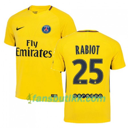 Fotballdrakt Paris SG ADRIEN RABIOT 25 Bortetrøye 2017-2018 Kortermet