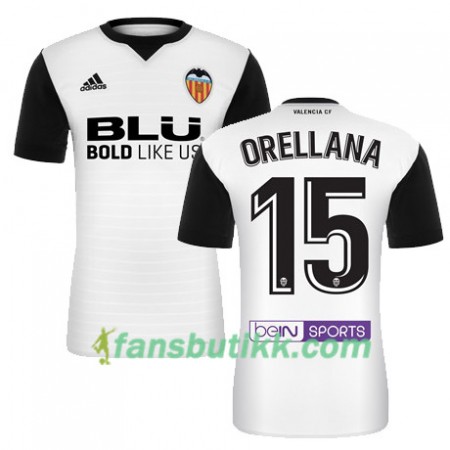 Fotballdrakt Valencia CF ORELLANA Hjemmetrøye 2017-2018 Kortermet