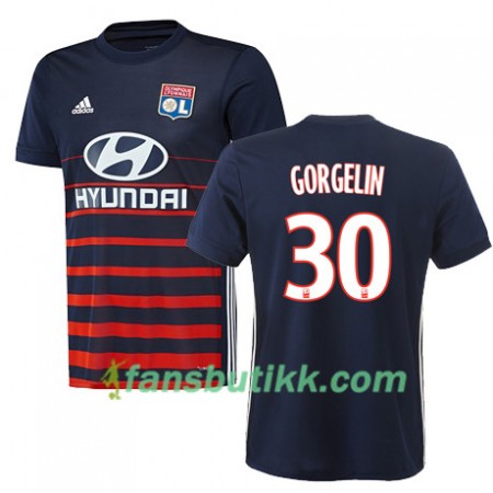 Fotballdrakt Olympique Lyonnais MATHIEU GORGELIN 30 Bortetrøye 2017-2018 Kortermet