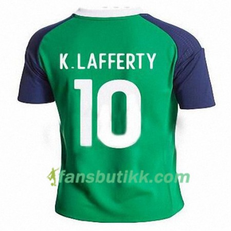 Fotballdrakt Nord-Irland KYLE LAFFERTY Hjemmetrøye 2016/17 Kortermet
