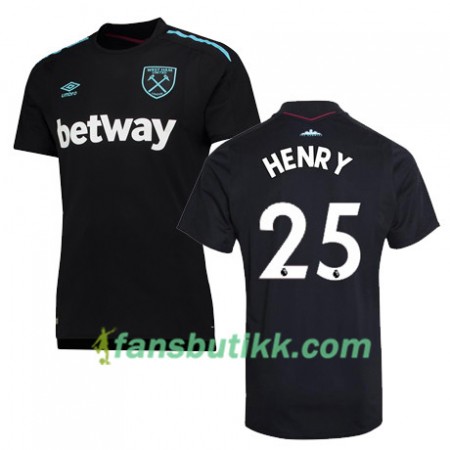 Fotballdrakt West Ham United HENRY Bortetrøye 2017-2018 Kortermet