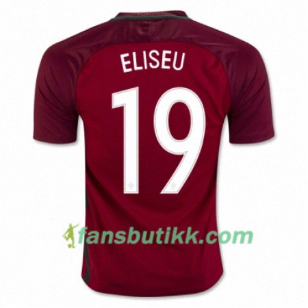 Fotballdrakt Portugal ELISEU Hjemmetrøye Euro 2016