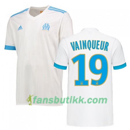 Fotballdrakt Olympique de Marseille WILLIAM VAINQUEUR 19 Hjemmetrøye 2017-2018 Kortermet