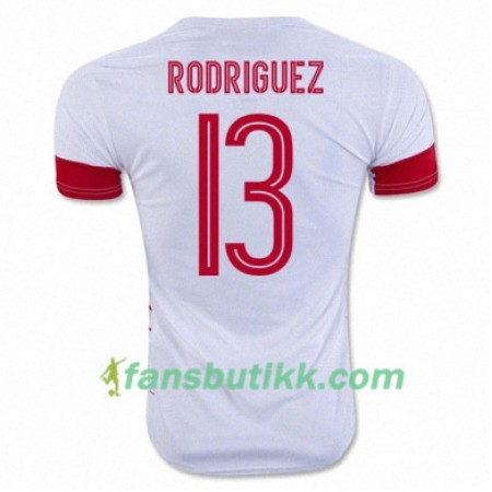 Fotballdrakt Sveits RICARDO RODRIGUEZ Bortetrøye Euro 2016