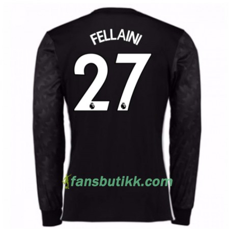 Fotballdrakt Manchester United Marouane Fellaini 27 Bortetrøye 2017-2018 Langermet