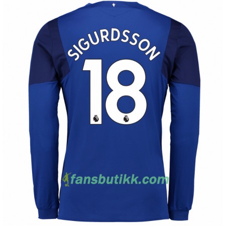 Fotballdrakt Everton Gylfi Sigurdsson 18 Hjemmetrøye 2017-2018 Langermet