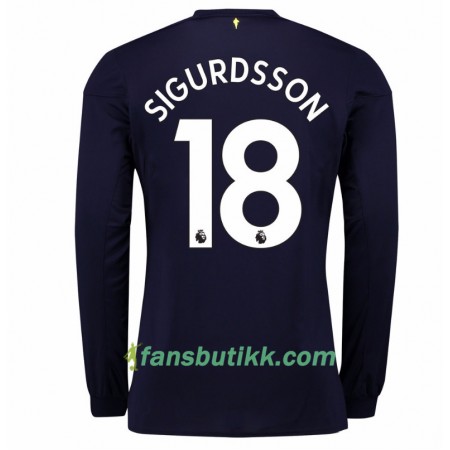 Fotballdrakt Everton Gylfi Sigurdsson 18 Tredjetrøye 2017-2018 Langermet