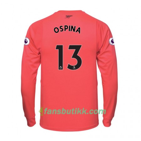 Fotballdrakt Arsenal Keeper David Ospina 13 Bortetrøye 2017-2018 Langermet