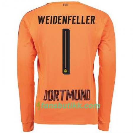 Fotballdrakt Borussia Dortmund Keeper Roman Weidenfeller 1 Bortetrøye 2017-2018 Langermet