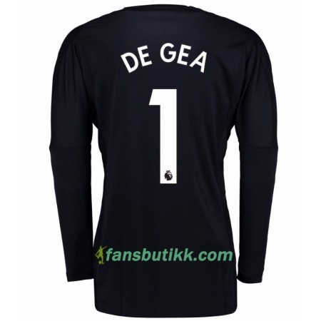 Fotballdrakt Manchester United Keeper David de Gea 1 Hjemmetrøye 2017-2018 Langermet