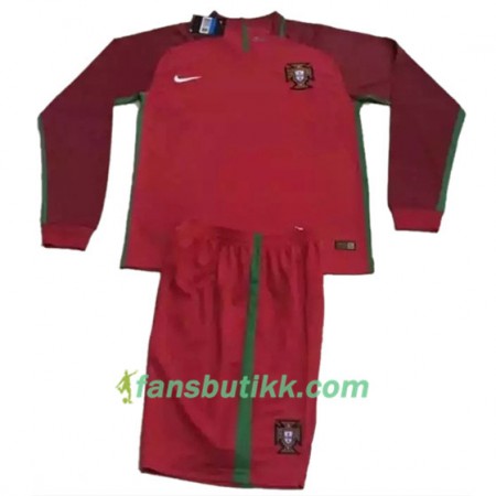 Fotballdrakt Portugal Hjemmetrøye Euro 2016 Langermet