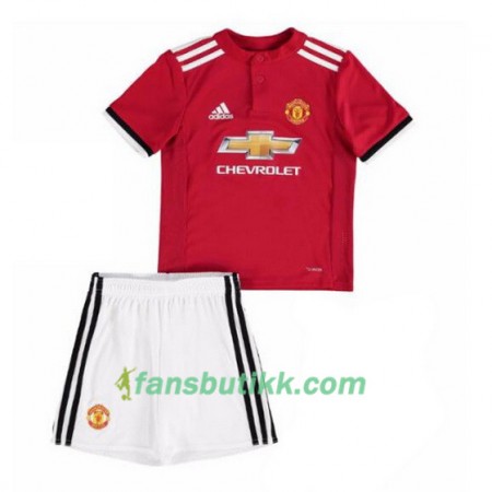 Fotballdrakt Manchester United Barn Hjemmetrøye 2017-2018 Kortermet