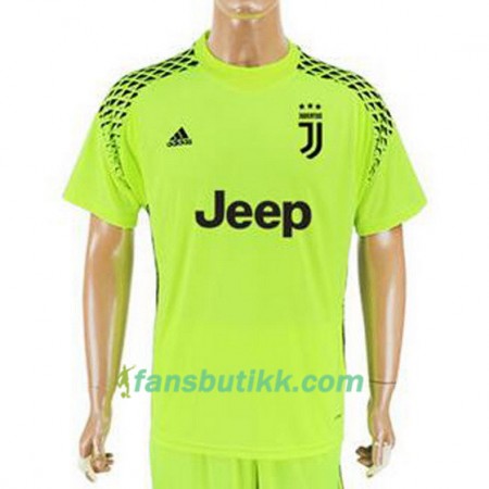 Fotballdrakt Juventus Keeper Gelb trøye 2017-2018 Kortermet