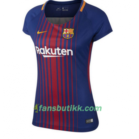 Fotballdrakt FC Barcelona Dame Hjemmetrøye 2017-2018 Kortermet