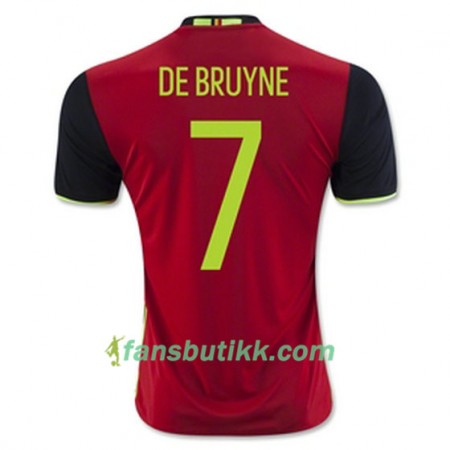 Fotballdrakt Belgia DE BRUYNE Hjemmetrøye Euro 2016
