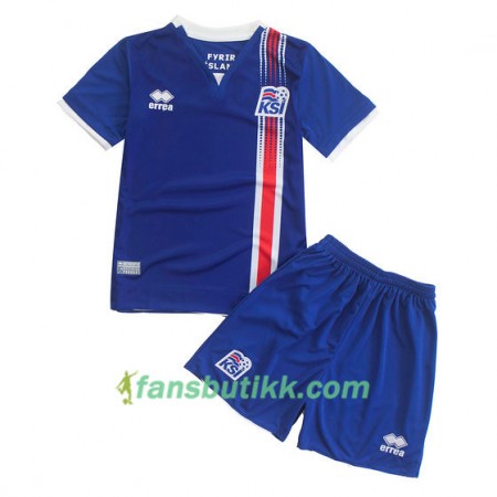 Fotballdrakt Island Barn Hjemmetrøye Euro 2016