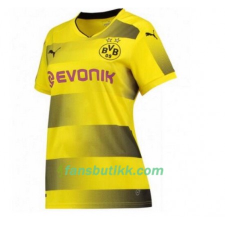 Fotballdrakt Borussia Dortmund Dame Hjemmetrøye 2017-2018 Kortermet