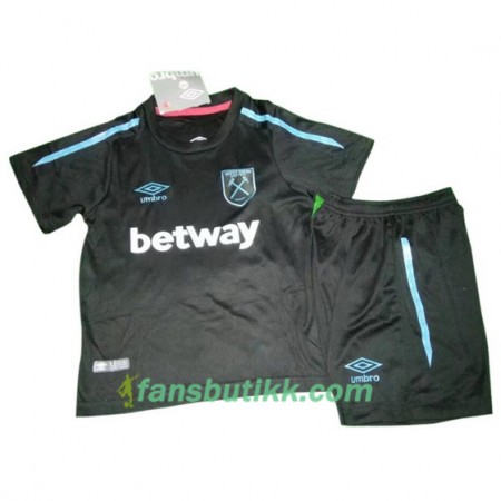 Fotballdrakt West Ham United Barn Bortetrøye 2017-2018 Kortermet