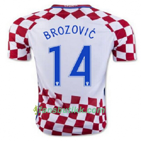 Fotballdrakt Kroatia BROZOVIC Hjemmetrøye Euro 2016