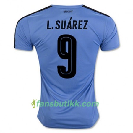 Fotballdrakt Uruguay Luis Suárez Hjemmetrøye 2016/17 Kortermet