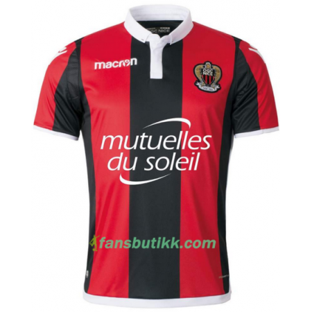 Fotballdrakt OGC Nice Hjemmetrøye 2017-2018 Kortermet