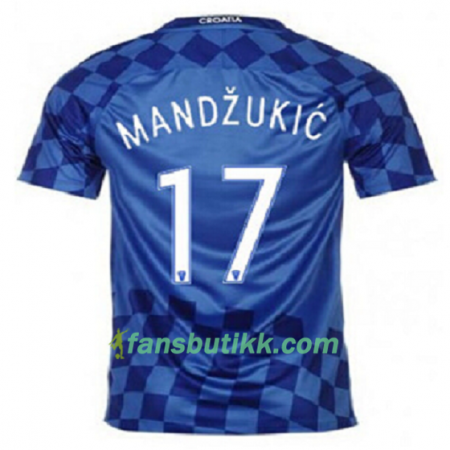 Fotballdrakt Kroatia MANDZUKIC Bortetrøye Euro 2016