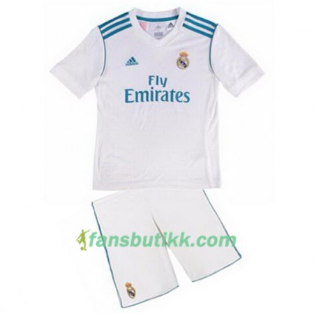 Fotballdrakt Real Madrid Barn Hjemmetrøye 2017-2018 Kortermet