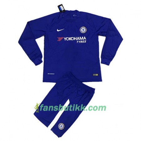 Fotballdrakt Chelsea Hjemmetrøye 2017-2018 Langermet