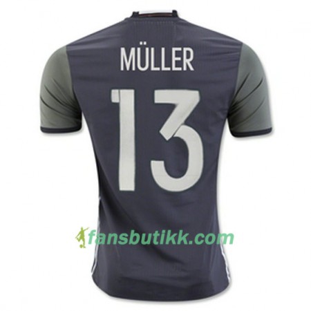 Fotballdrakt Tyskland MULLER Bortetrøye Euro 2016