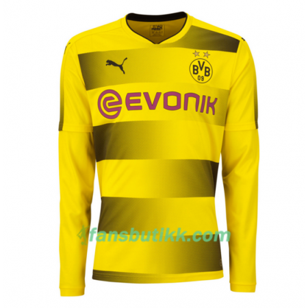 Fotballdrakt Borussia Dortmund Hjemmetrøye 2017-2018 Langermet