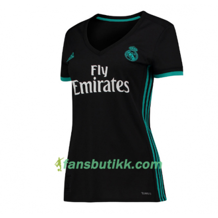 Fotballdrakt Real Madrid Dame Bortetrøye 2017-2018 Kortermet