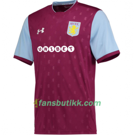 Fotballdrakt Aston Villa Hjemmetrøye 2017-2018 Kortermet