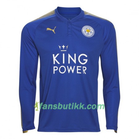 Fotballdrakt Leicester City Hjemmetrøye 2017-2018 Langermet