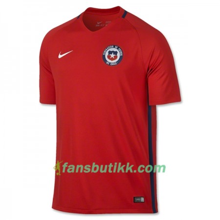 Fotballdrakt Chile Hjemmetrøye 2016/17 Kortermet