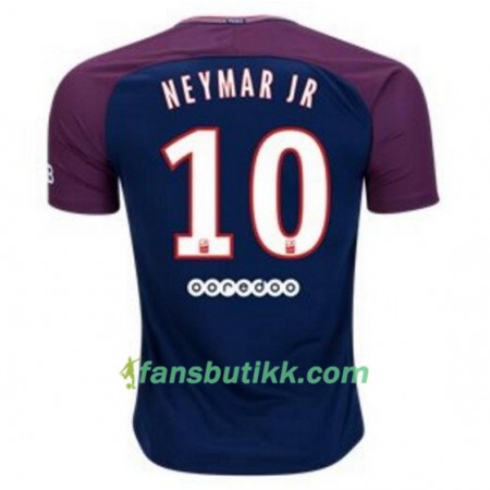 Fotballdrakt Paris SG Neymar Jr 10 Hjemmetrøye 2017-2018 Kortermet