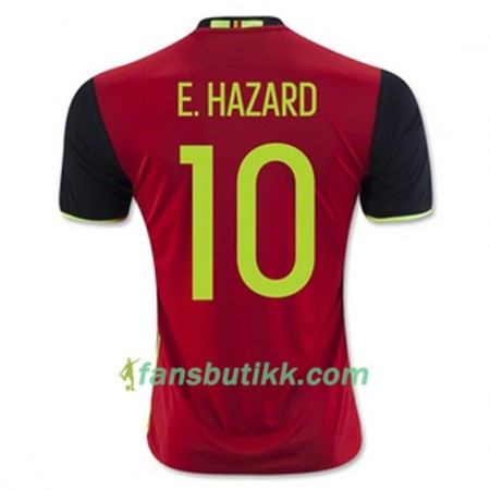 Fotballdrakt Belgia E HAZARD Hjemmetrøye Euro 2016