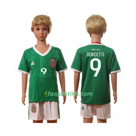 Fotballdrakt Mexico Borgetti 9 Barn Hjemmetrøye 2016 Kortermet