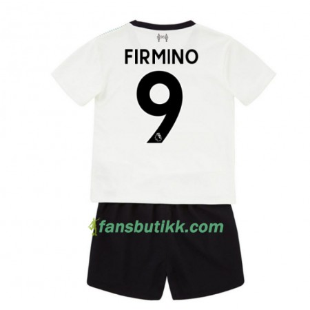 Fotballdrakt Liverpool Roberto Firmino 9 Barn Bortetrøye 2017-2018 Kortermet