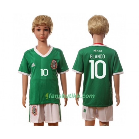 Fotballdrakt Mexico Blanco 10 Barn Hjemmetrøye 2016 Kortermet