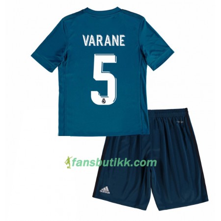 Fotballdrakt Real Madrid Raphael Varane 5 Barn Tredjetrøye 2017-2018 Kortermet