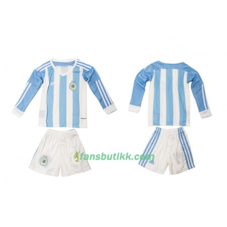 Fotballdrakt Argentina Barn Hjemmetrøye 2016 Langermet