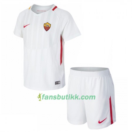 Fotballdrakt AS Roma Barn Bortetrøye 2017-2018 Kortermet