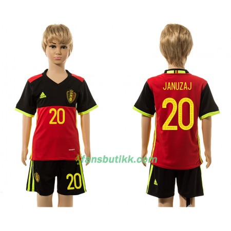 Fotballdrakt Belgia Januzaj 20 Barn Hjemmetrøye 2016 Kortermet
