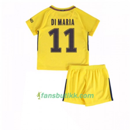 Fotballdrakt Paris SG Angel Di Maria 11 Barn Bortetrøye 2017-2018 Kortermet