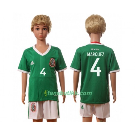 Fotballdrakt Mexico Marquez 4 Barn Hjemmetrøye 2016 Kortermet